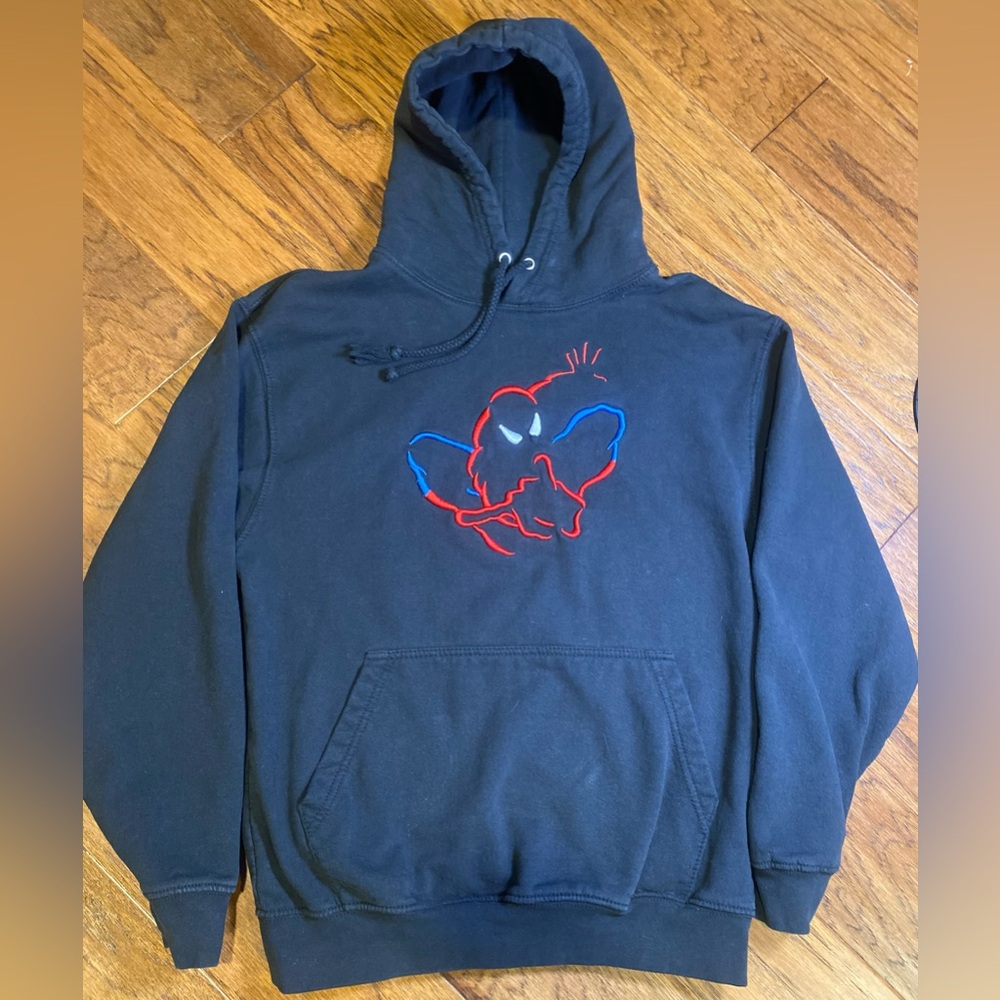 Vintage Spider-Man Universal Studios Parks‎ Marvel Rim Light Hoodie